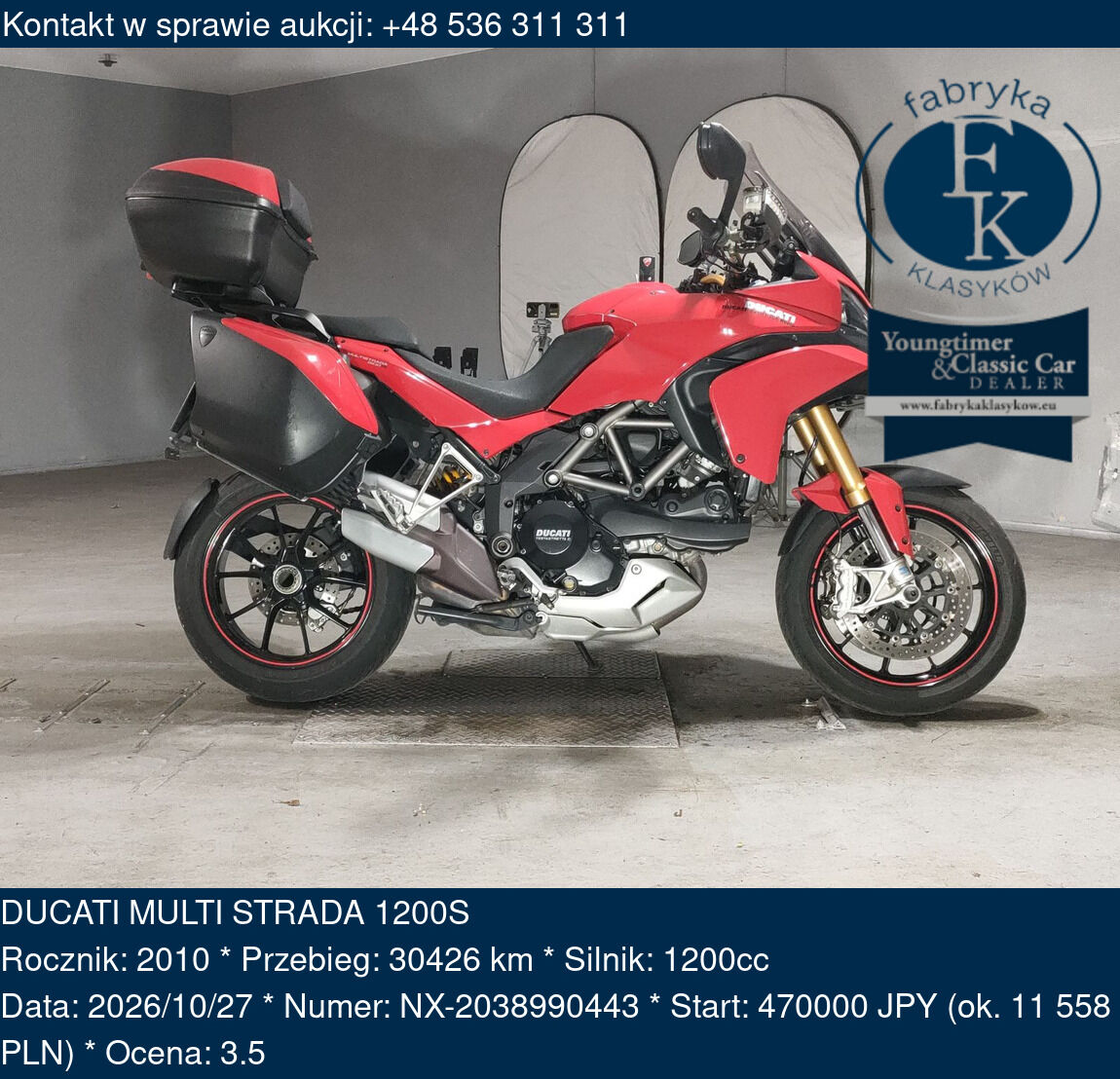 DUCATI MULTI STRADA 1200S 2010 - zdjęcie 2