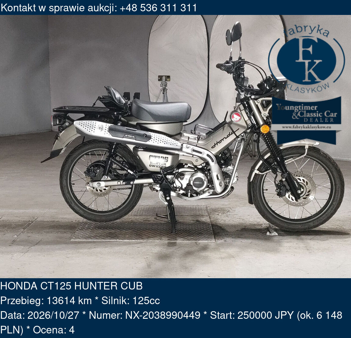 HONDA CT125 HUNTER CUB  - zdjęcie 2