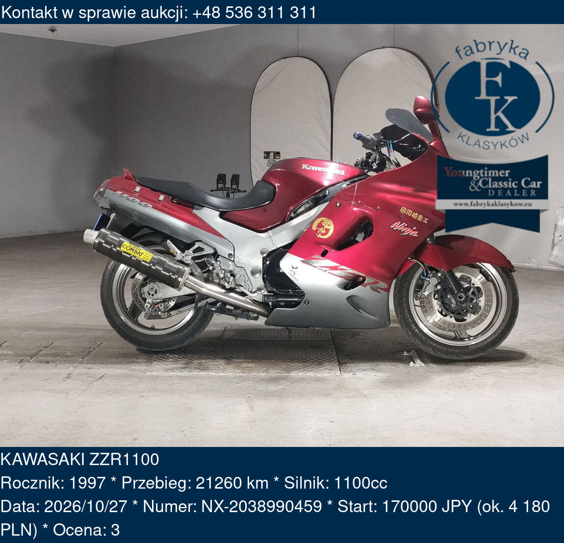 KAWASAKI ZZR1100 1997 - zdjęcie 2
