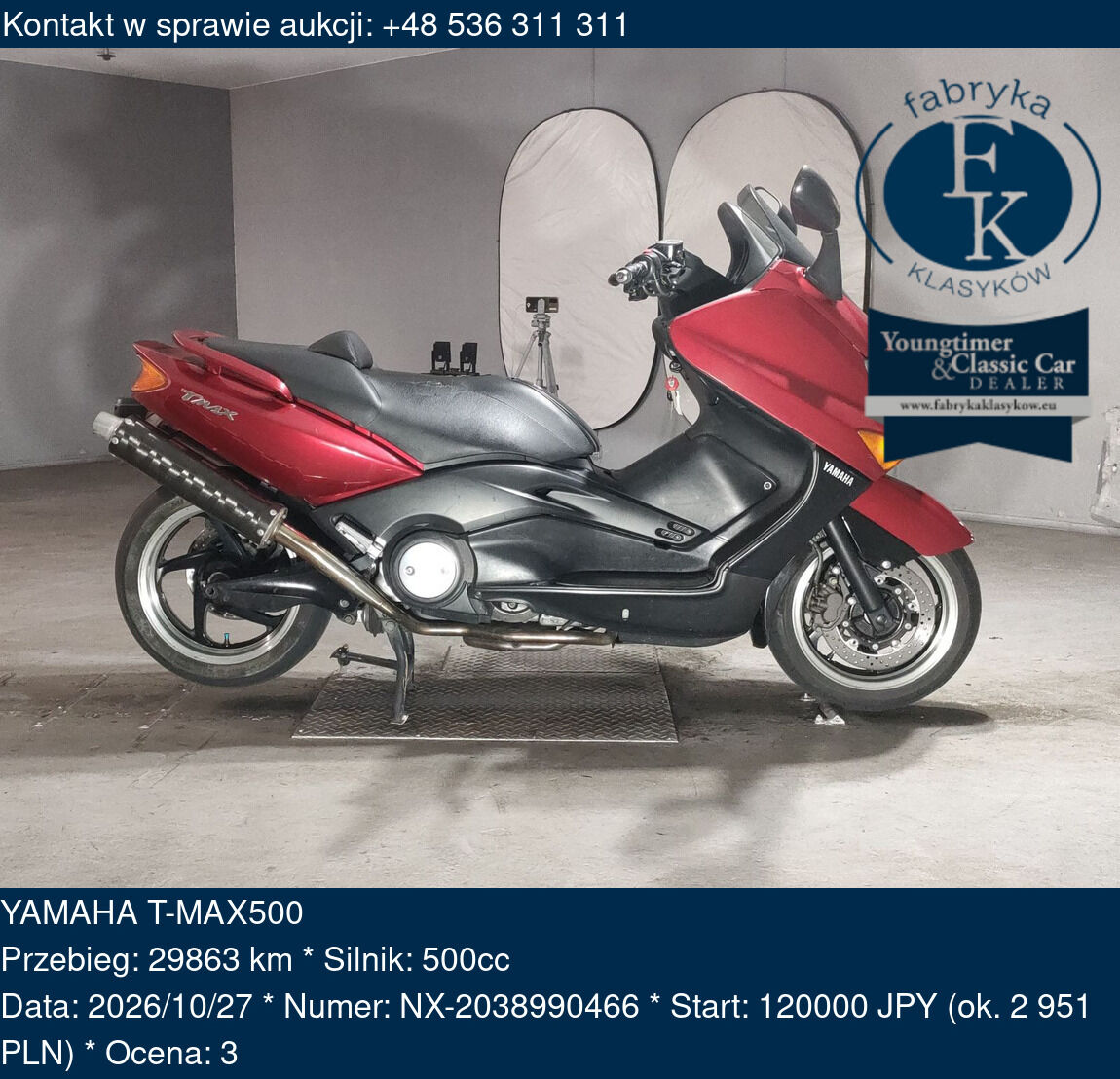 YAMAHA T-MAX500 - zdjęcie 2