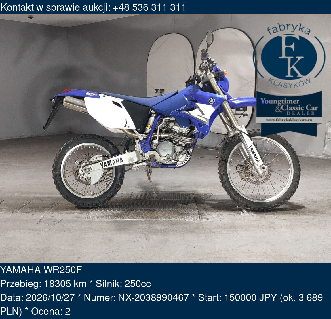 YAMAHA WR250F  - zdjęcie 2