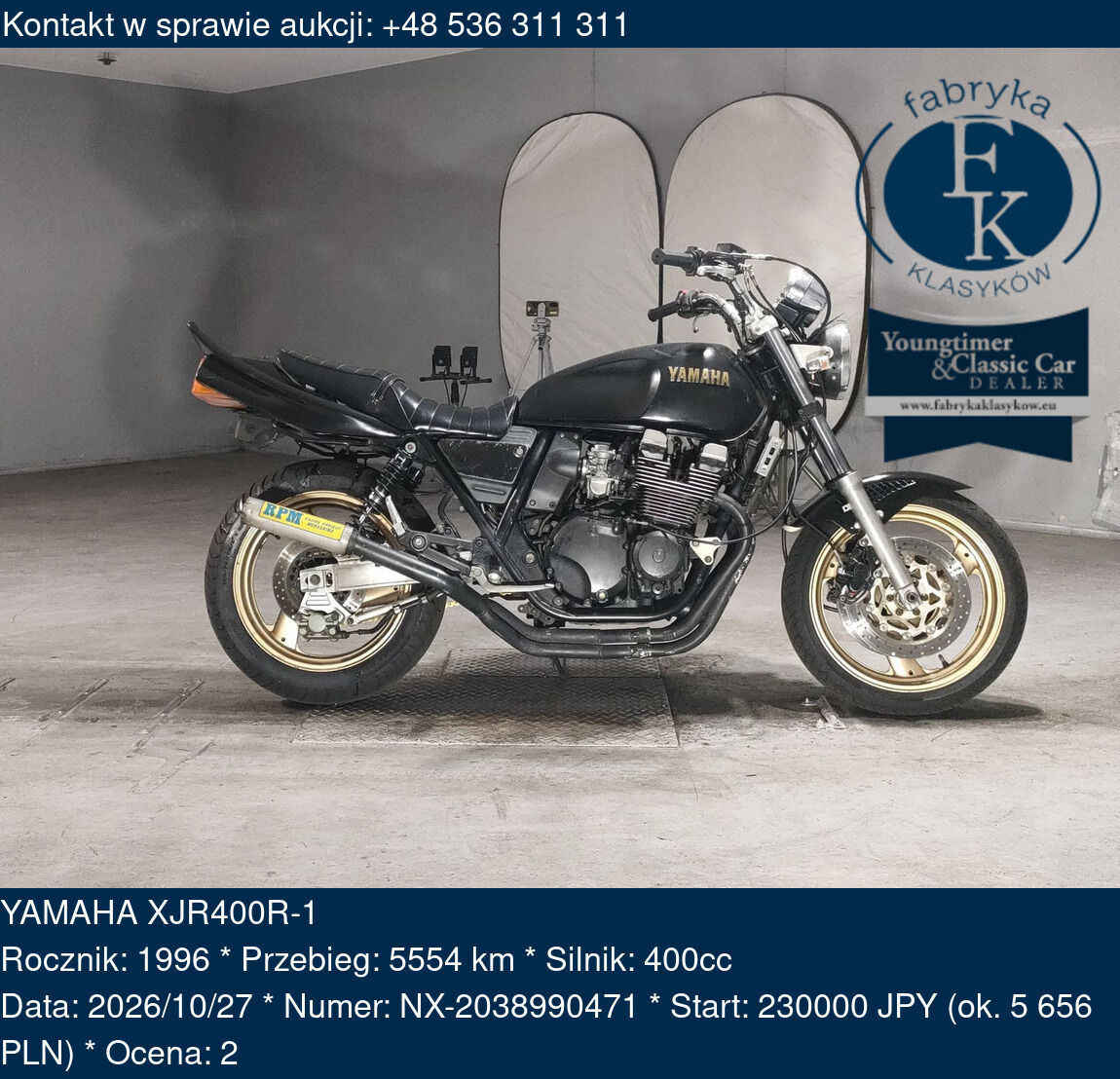 YAMAHA XJR400R-1 1996 - zdjęcie 2