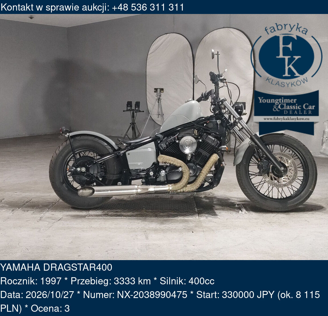 YAMAHA DRAGSTAR400 1997 - zdjęcie 2