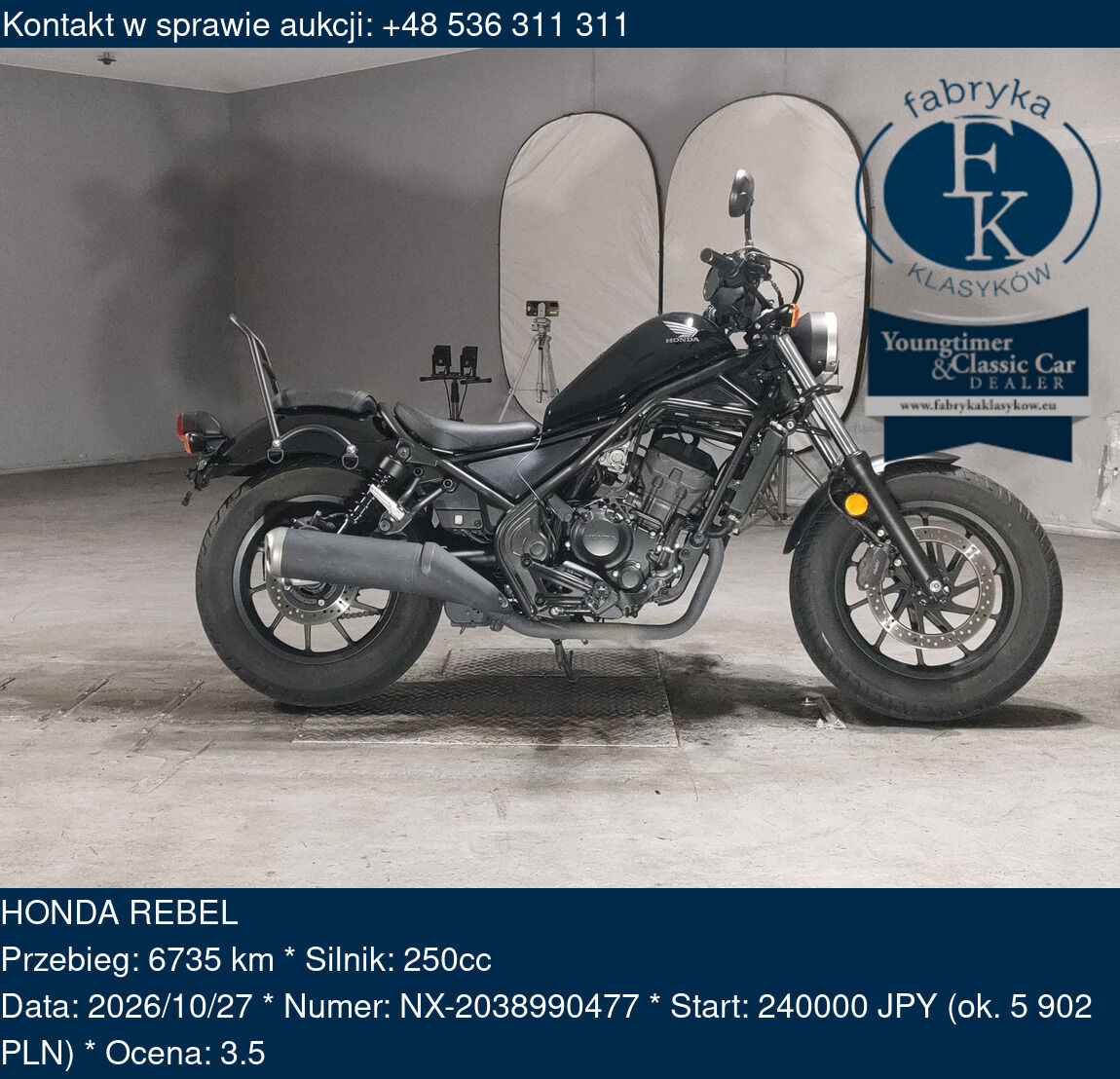 HONDA REBEL  - zdjęcie 2