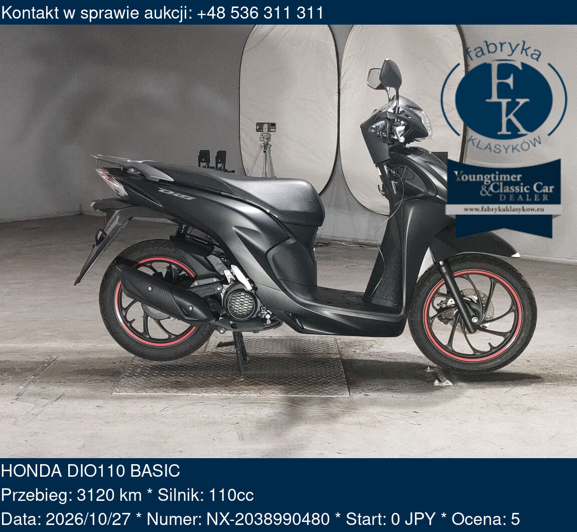 HONDA DIO110 BASIC  - zdjęcie 2