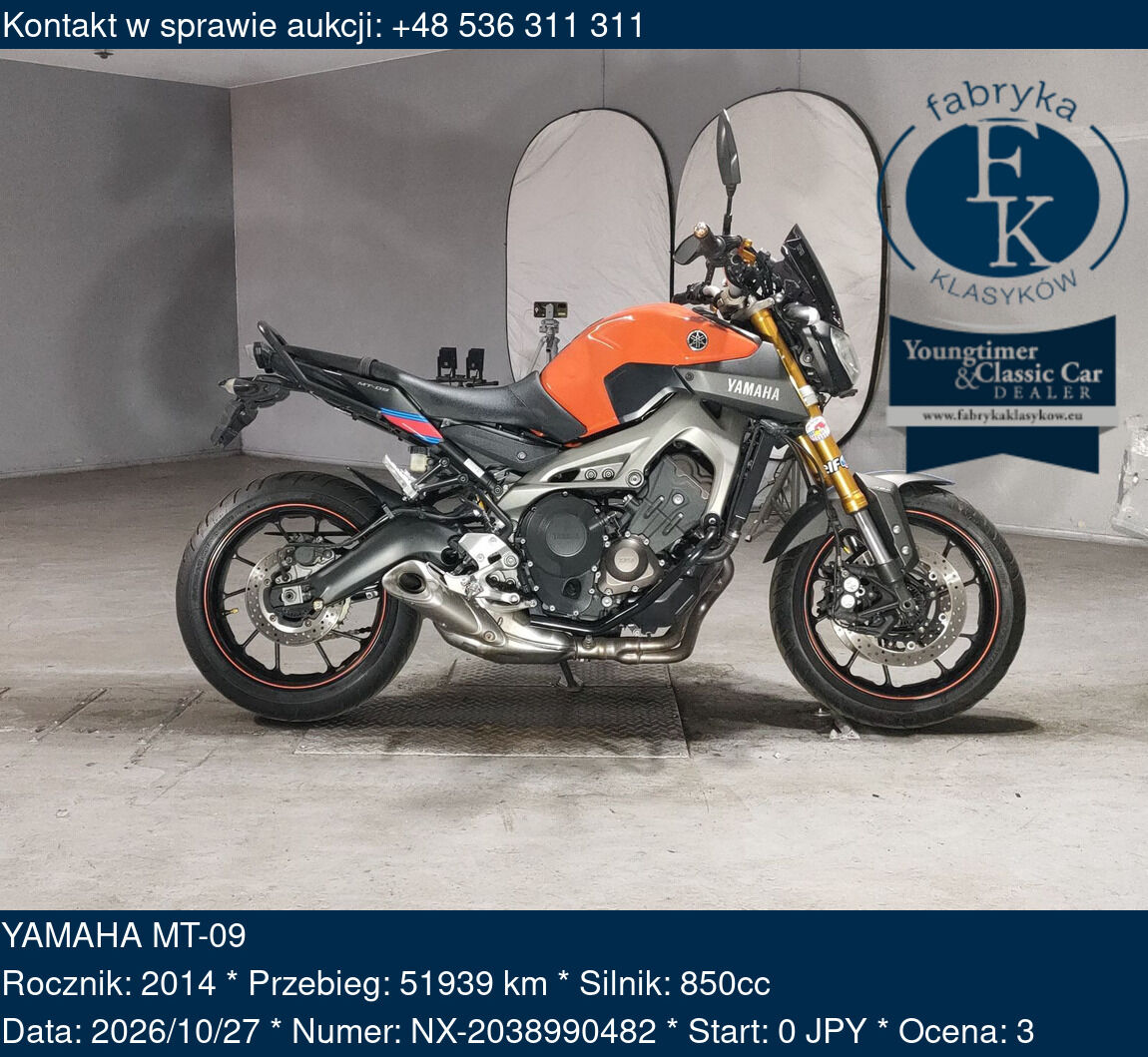 YAMAHA MT-09 2014 - zdjęcie 2