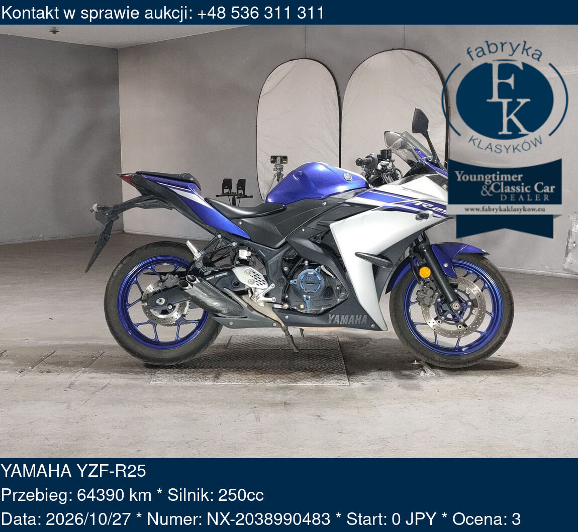 YAMAHA YZF-R25  - zdjęcie 2
