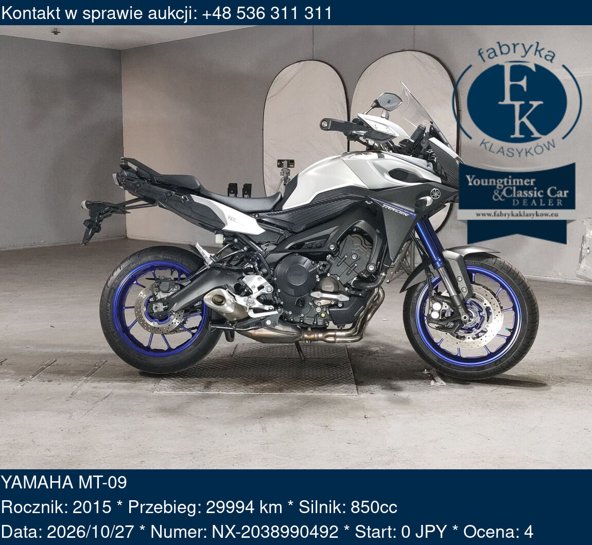 YAMAHA MT-09 2015 - zdjęcie 2