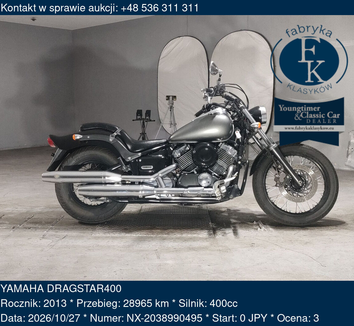YAMAHA DRAGSTAR400 2013 - zdjęcie 2