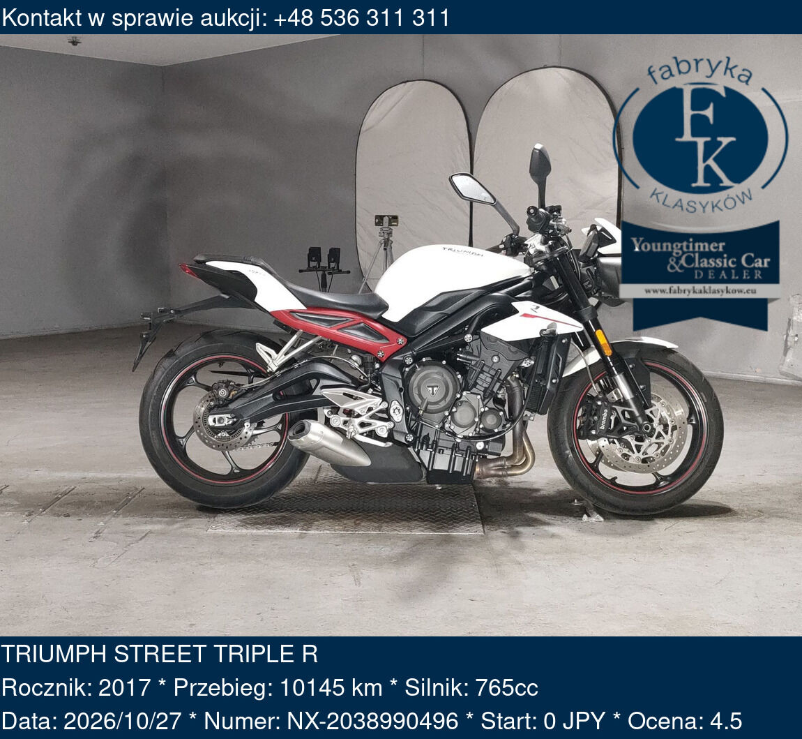 TRIUMPH STREET TRIPLE R 2017 - zdjęcie 2