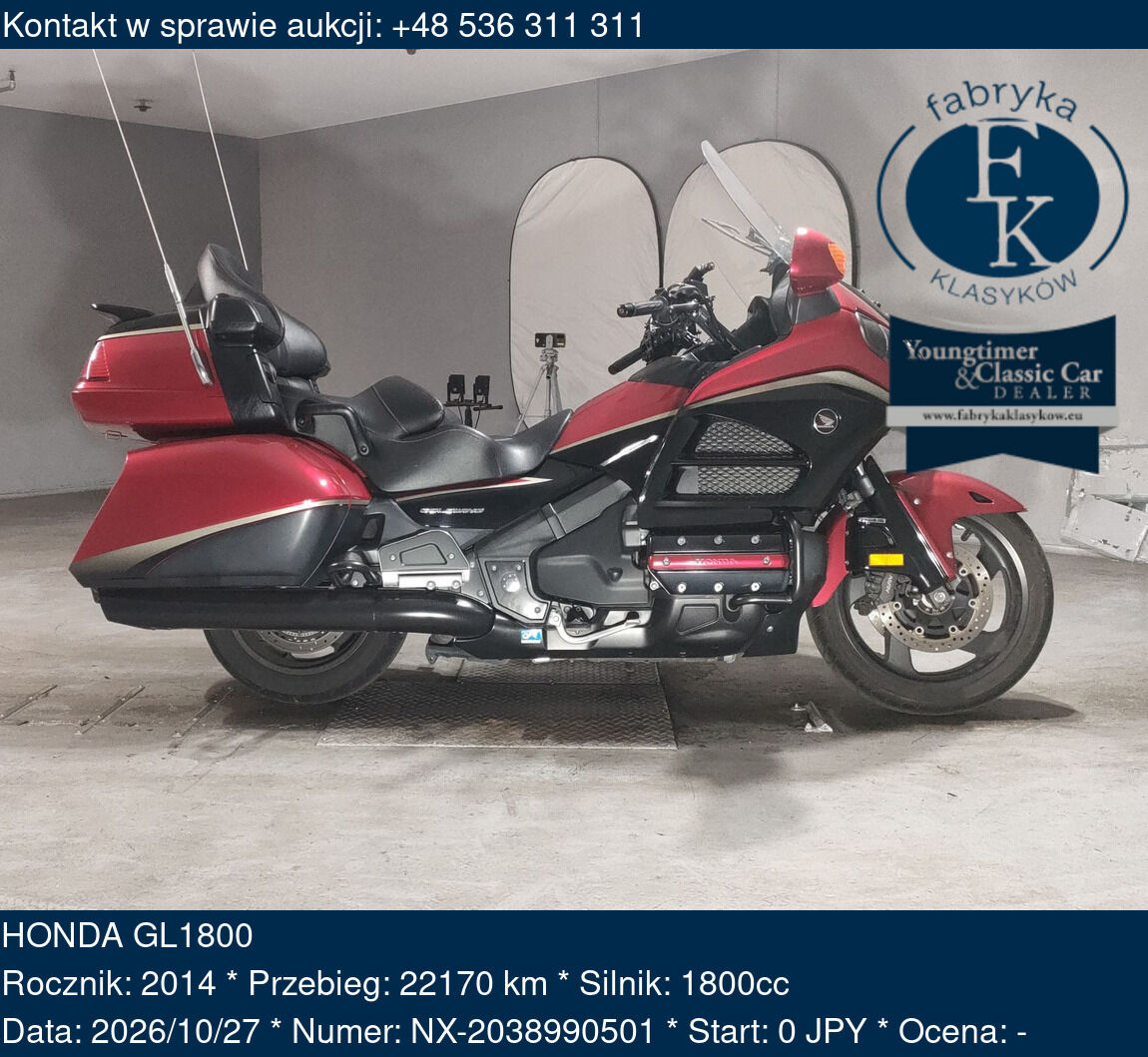 HONDA GL1800 2014 - zdjęcie 2