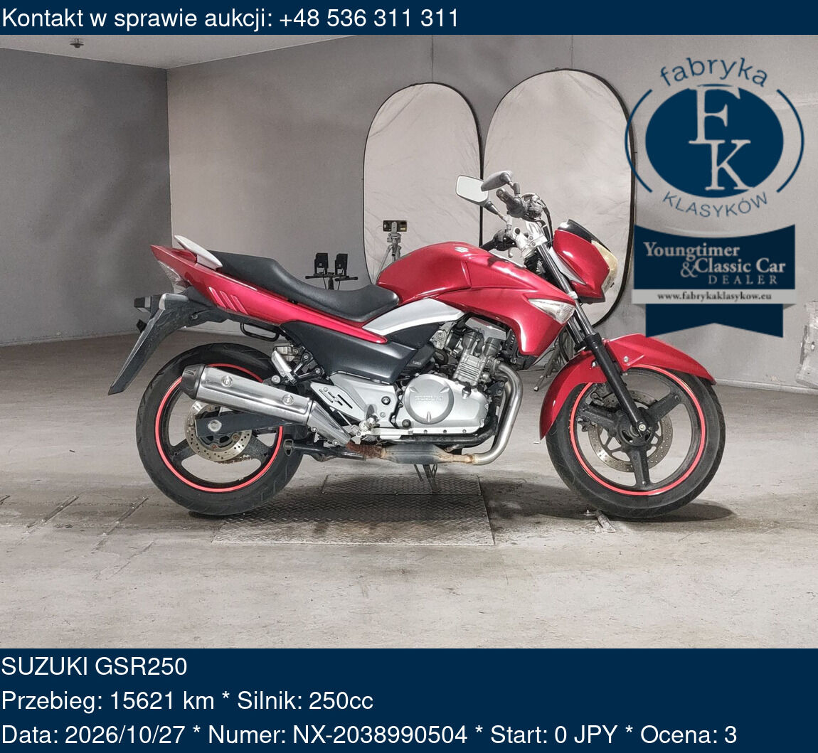 SUZUKI GSR250 - zdjęcie 2