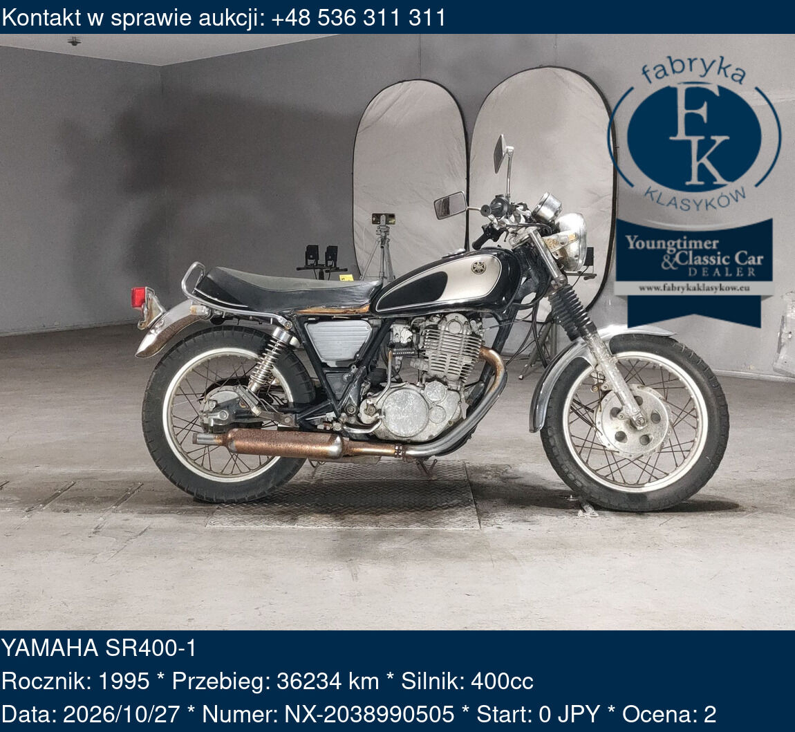 YAMAHA SR400-1 1995 - zdjęcie 2