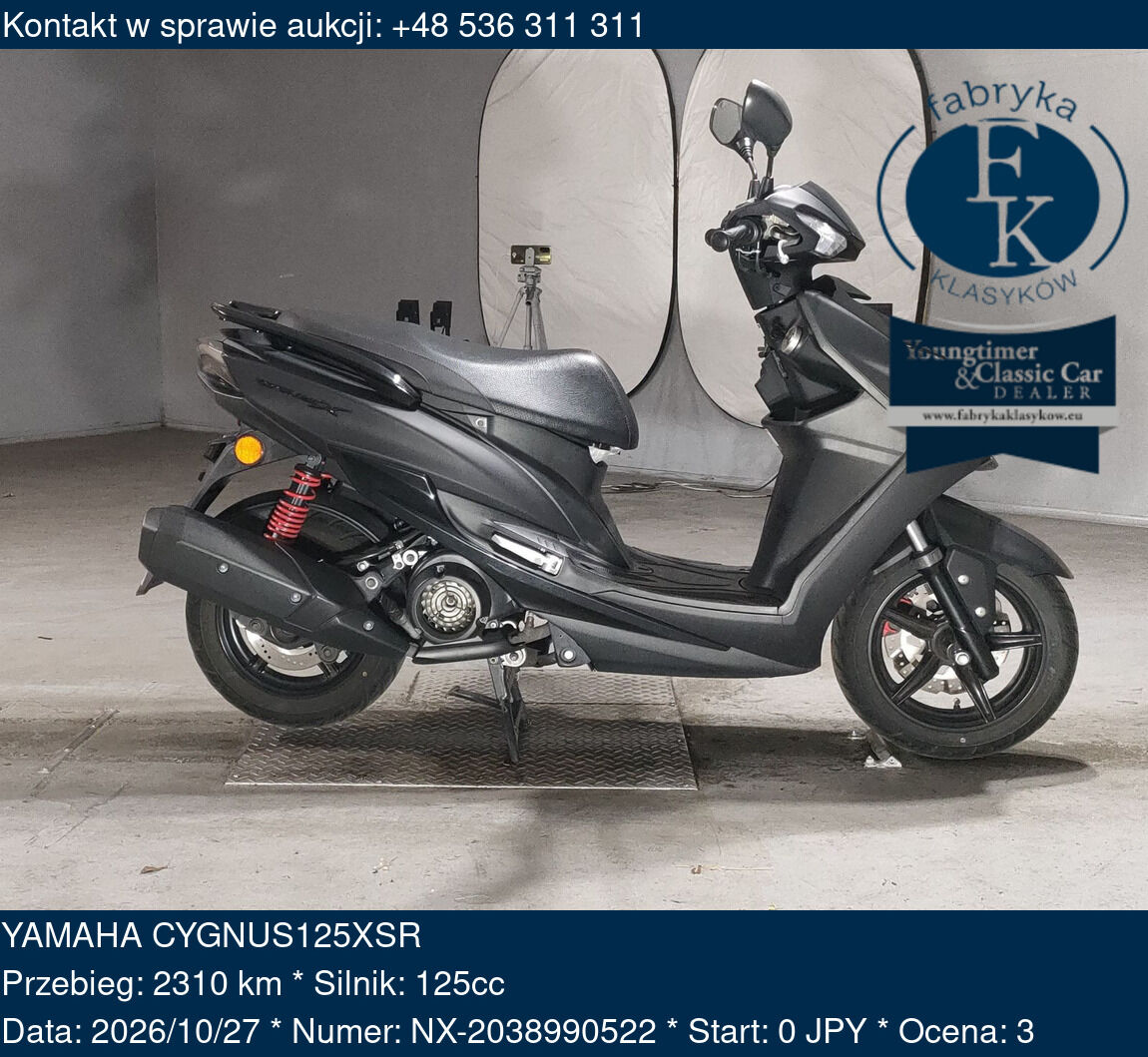 YAMAHA CYGNUS125XSR  - zdjęcie 2
