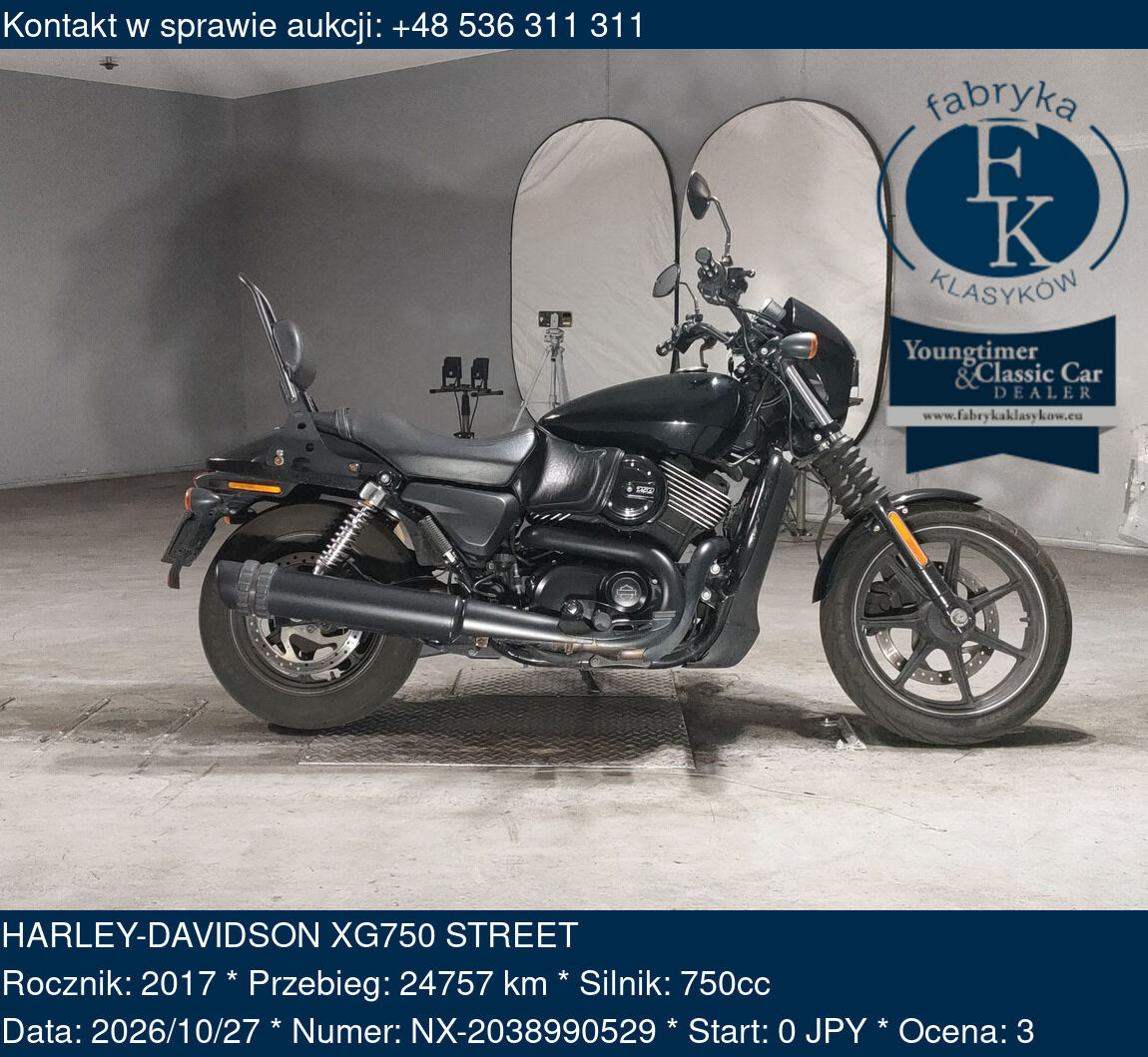 HARLEY-DAVIDSON XG750 STREET 2017 - zdjęcie 2