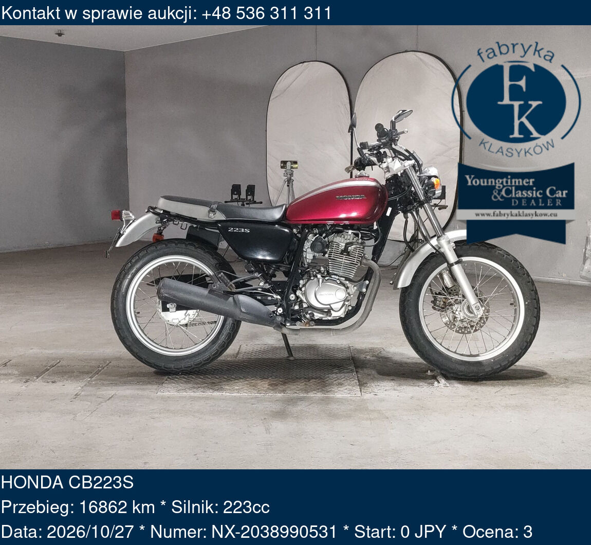HONDA CB223S  - zdjęcie 2