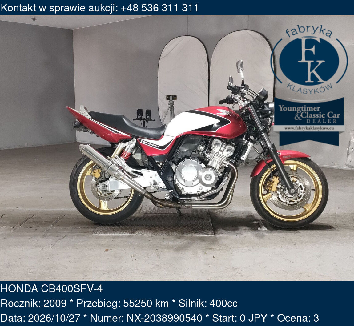 HONDA CB400SFV-4 2009 - zdjęcie 2