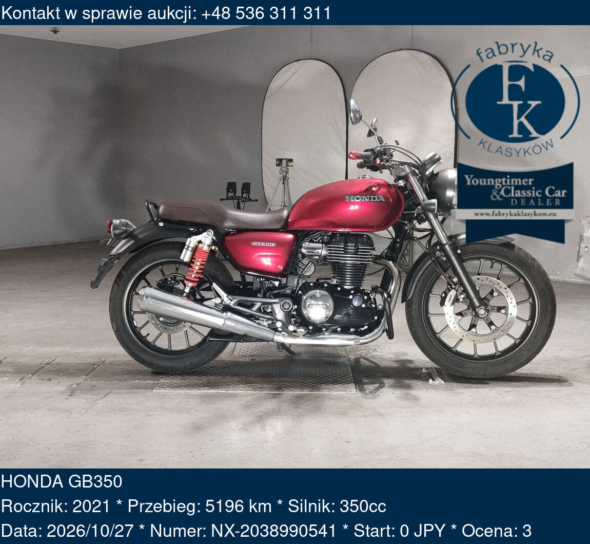 HONDA GB350 2021 - zdjęcie 2