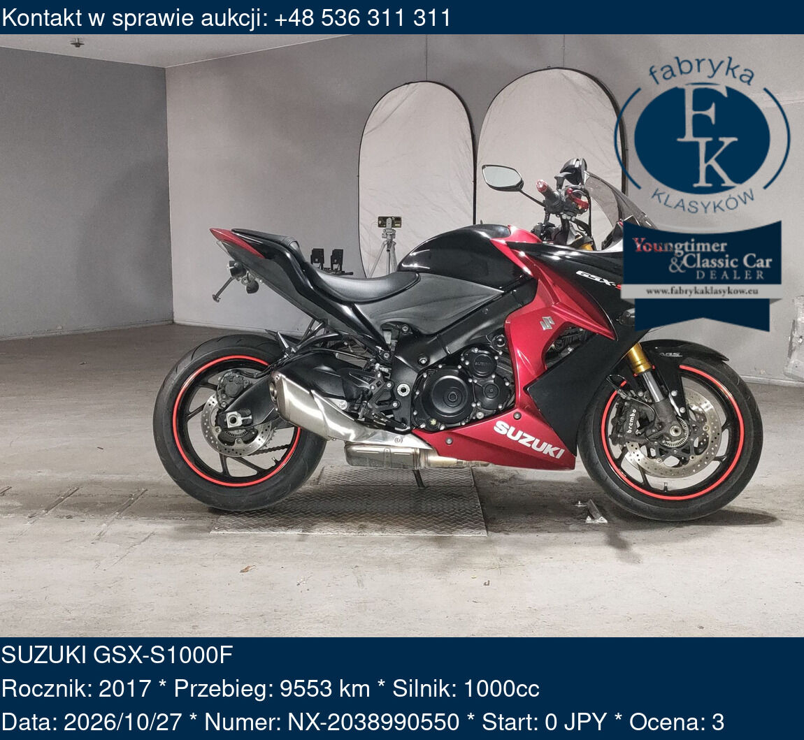 SUZUKI GSX-S1000F 2017 - zdjęcie 2