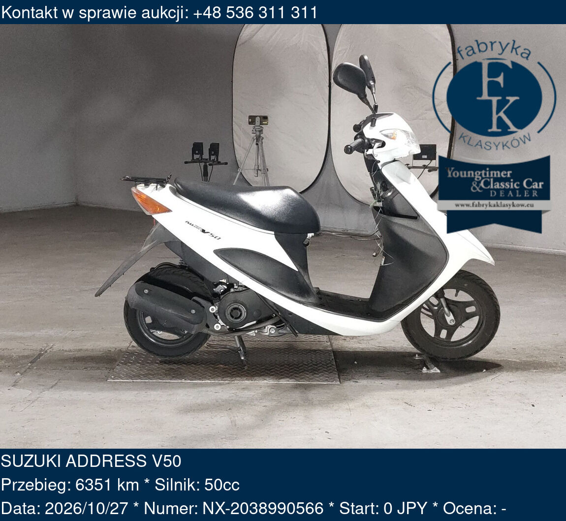SUZUKI ADDRESS V50 - zdjęcie 2