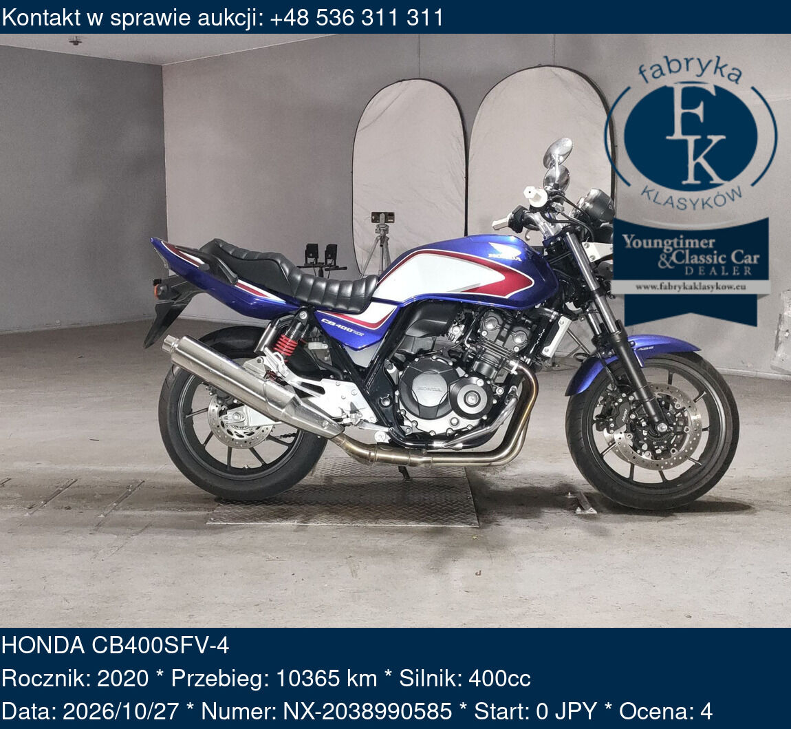 HONDA CB400SFV-4 2020 - zdjęcie 2