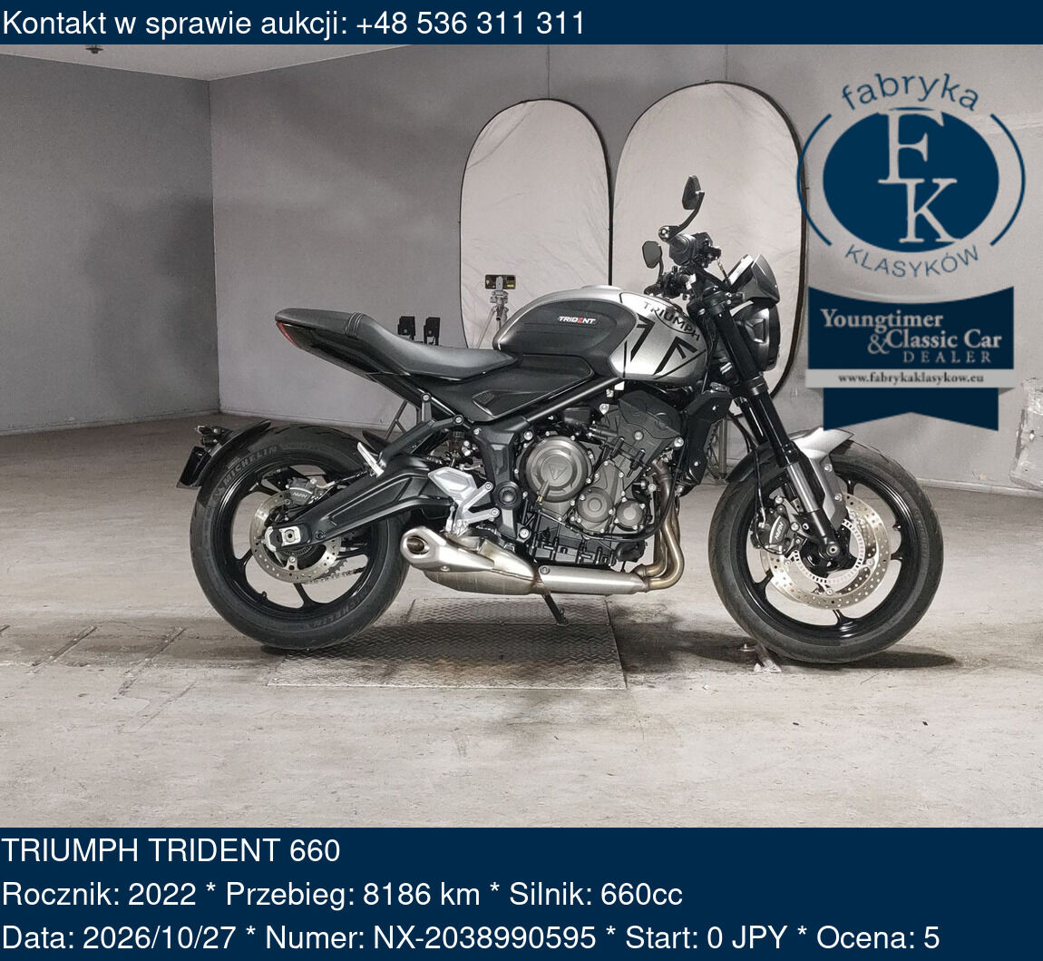TRIUMPH TRIDENT 660 2022 - zdjęcie 2