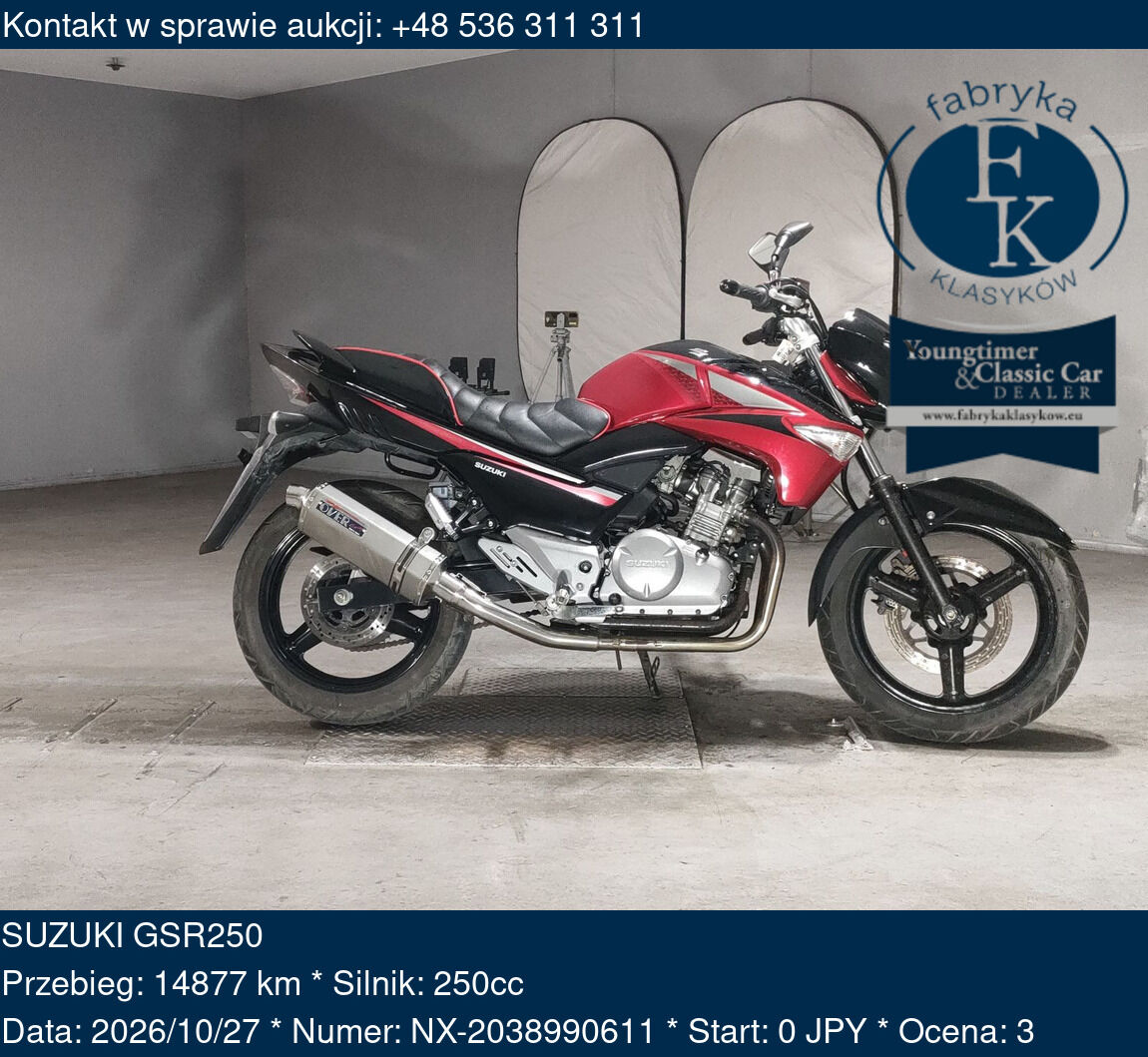 SUZUKI GSR250  - zdjęcie 2