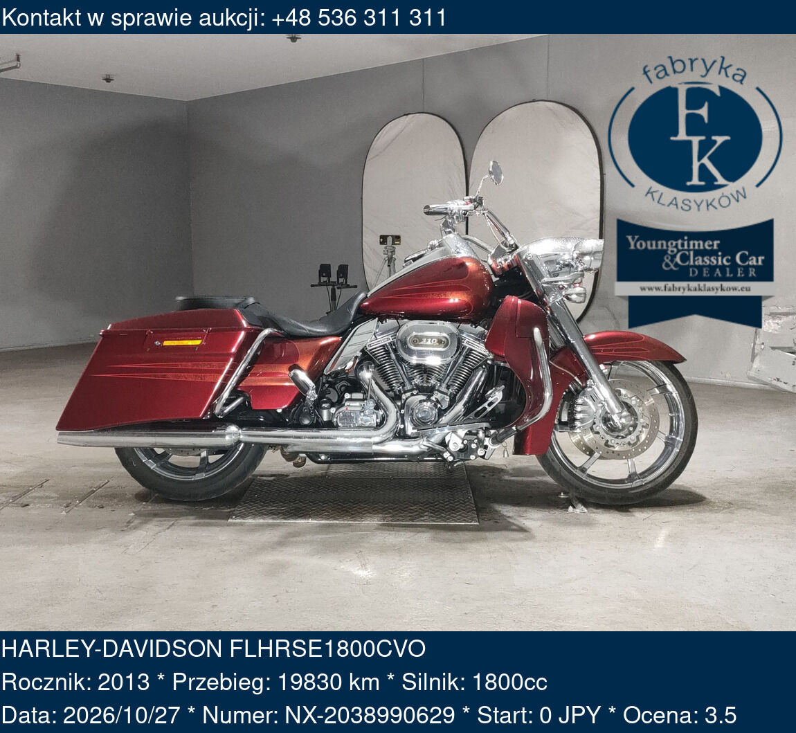 HARLEY-DAVIDSON FLHRSE1800CVO 2013 - zdjęcie 2