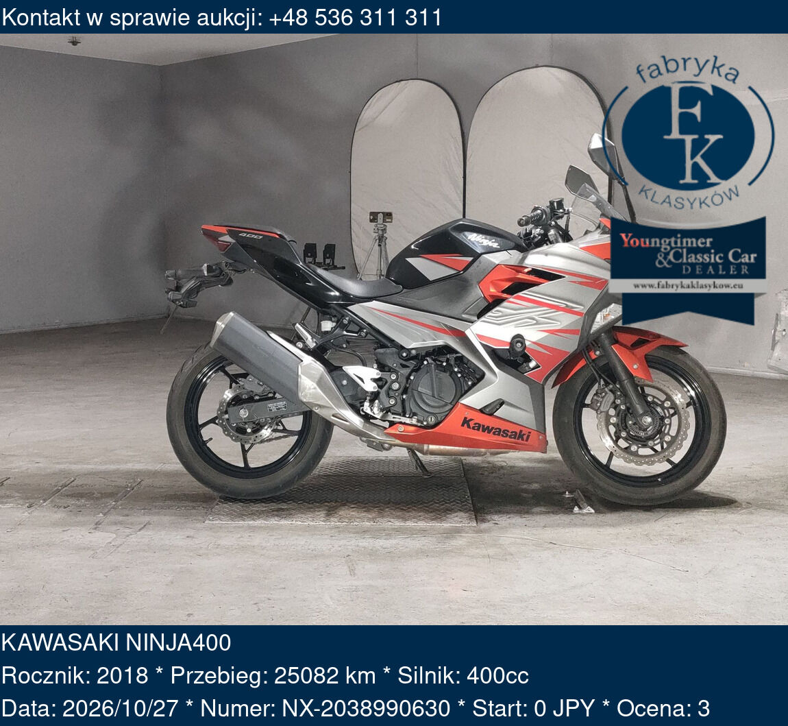 KAWASAKI NINJA400 2018 - zdjęcie 2