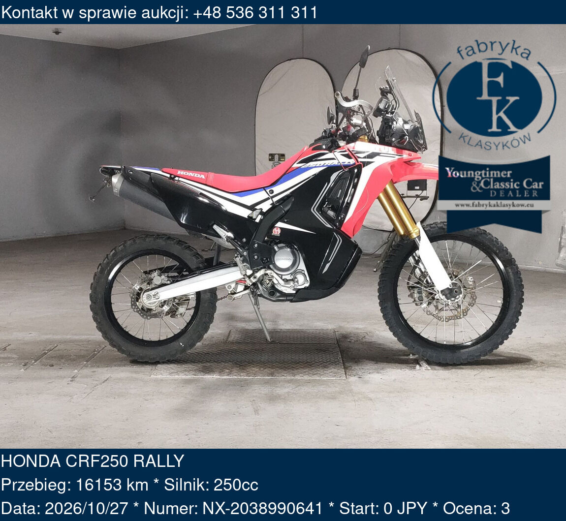 HONDA CRF250 RALLY  - zdjęcie 2