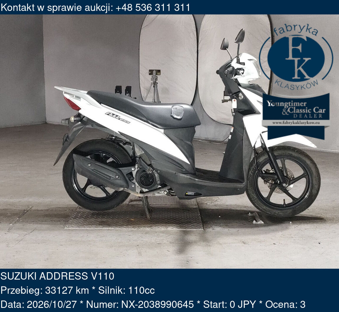SUZUKI ADDRESS V110  - zdjęcie 2