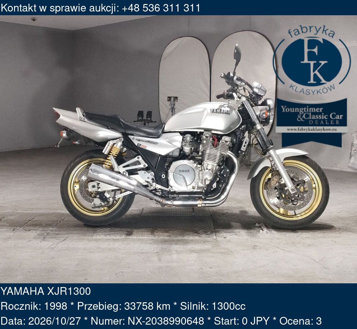 YAMAHA XJR1300 1998 - zdjęcie 2