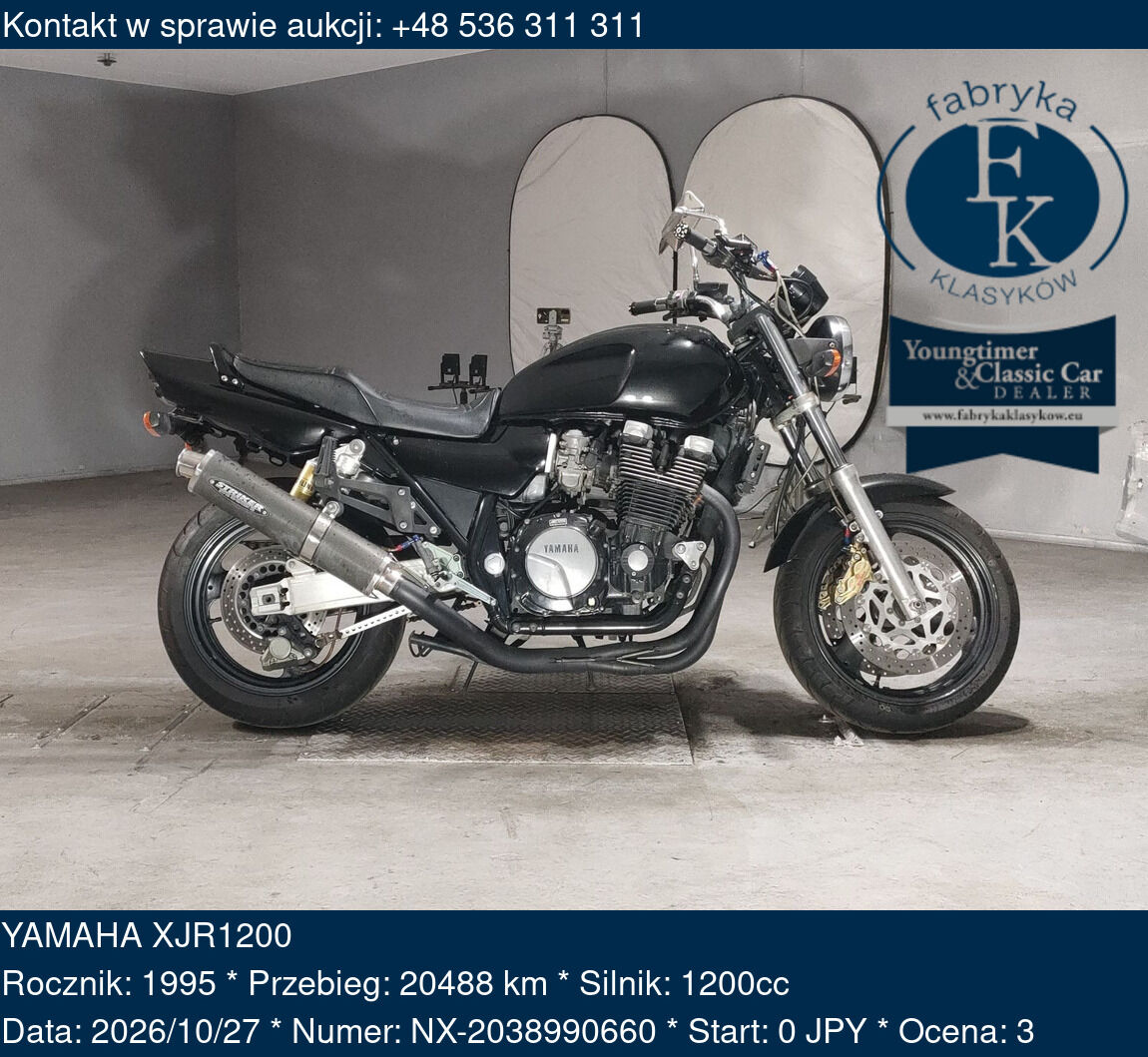 YAMAHA XJR1200 1995 - zdjęcie 2