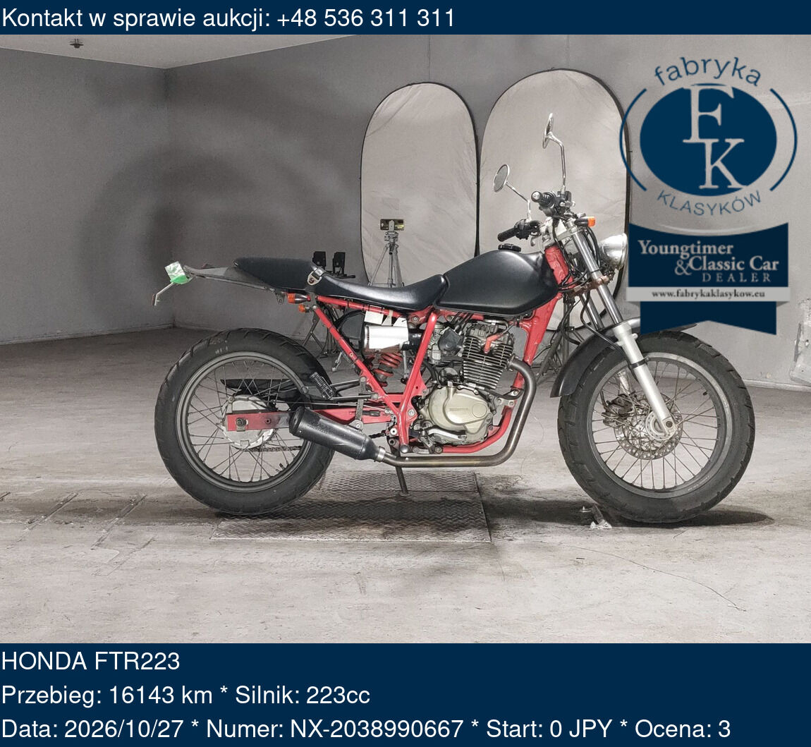 HONDA FTR223  - zdjęcie 2