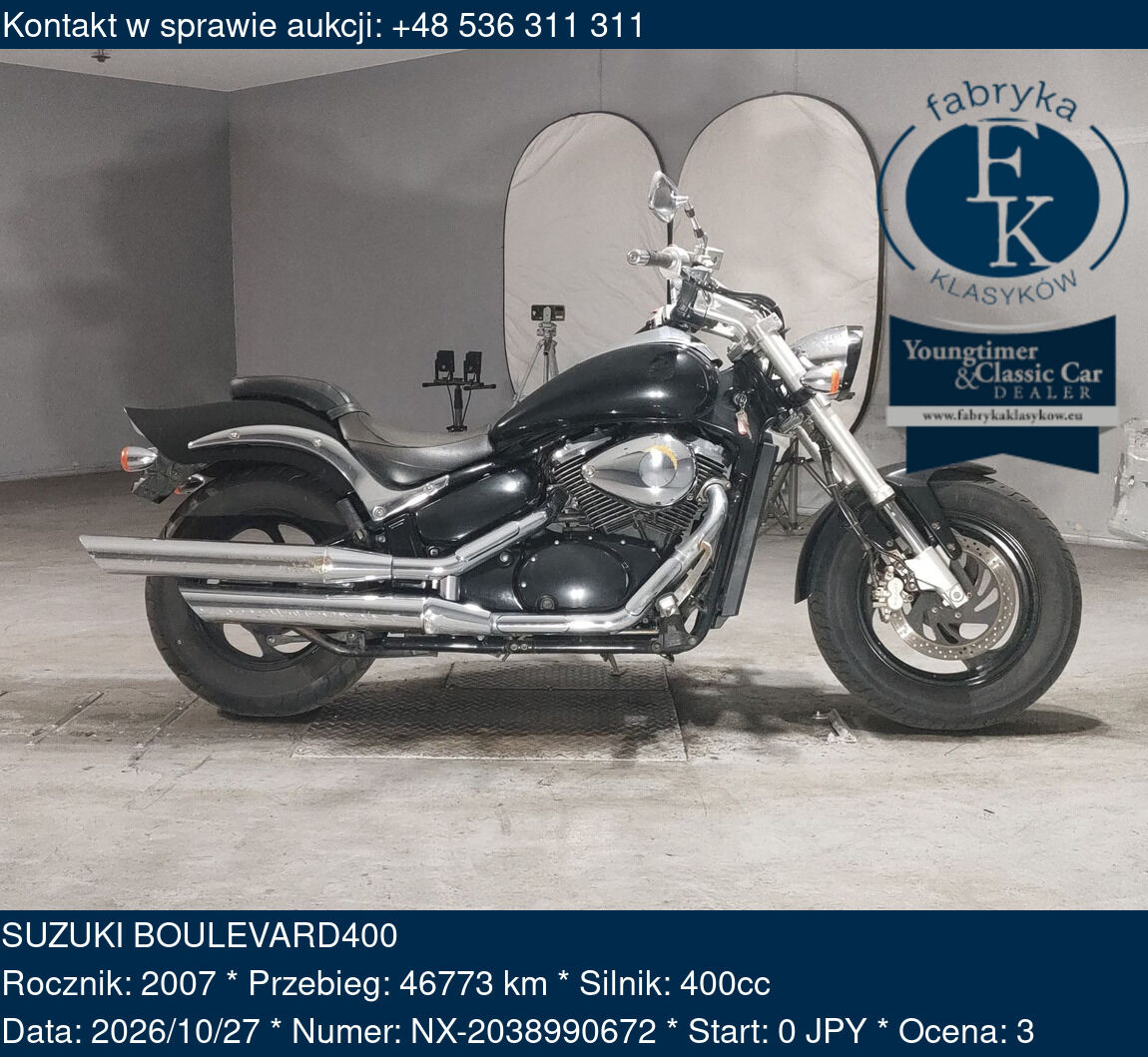 SUZUKI BOULEVARD400 2007 - zdjęcie 2