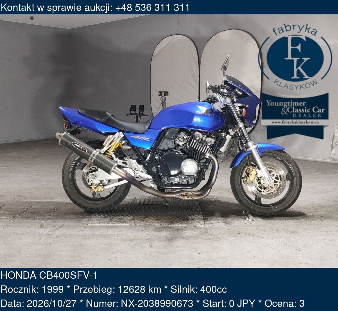 HONDA CB400SFV-1 1999 - zdjęcie 2
