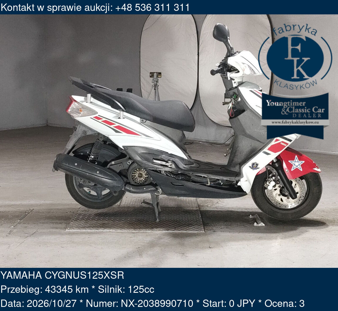YAMAHA CYGNUS125XSR  - zdjęcie 2