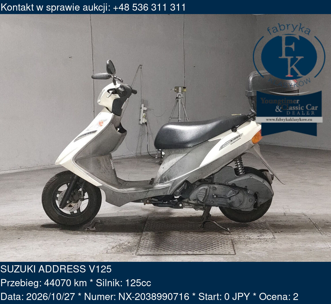 SUZUKI ADDRESS V125  - zdjęcie 2