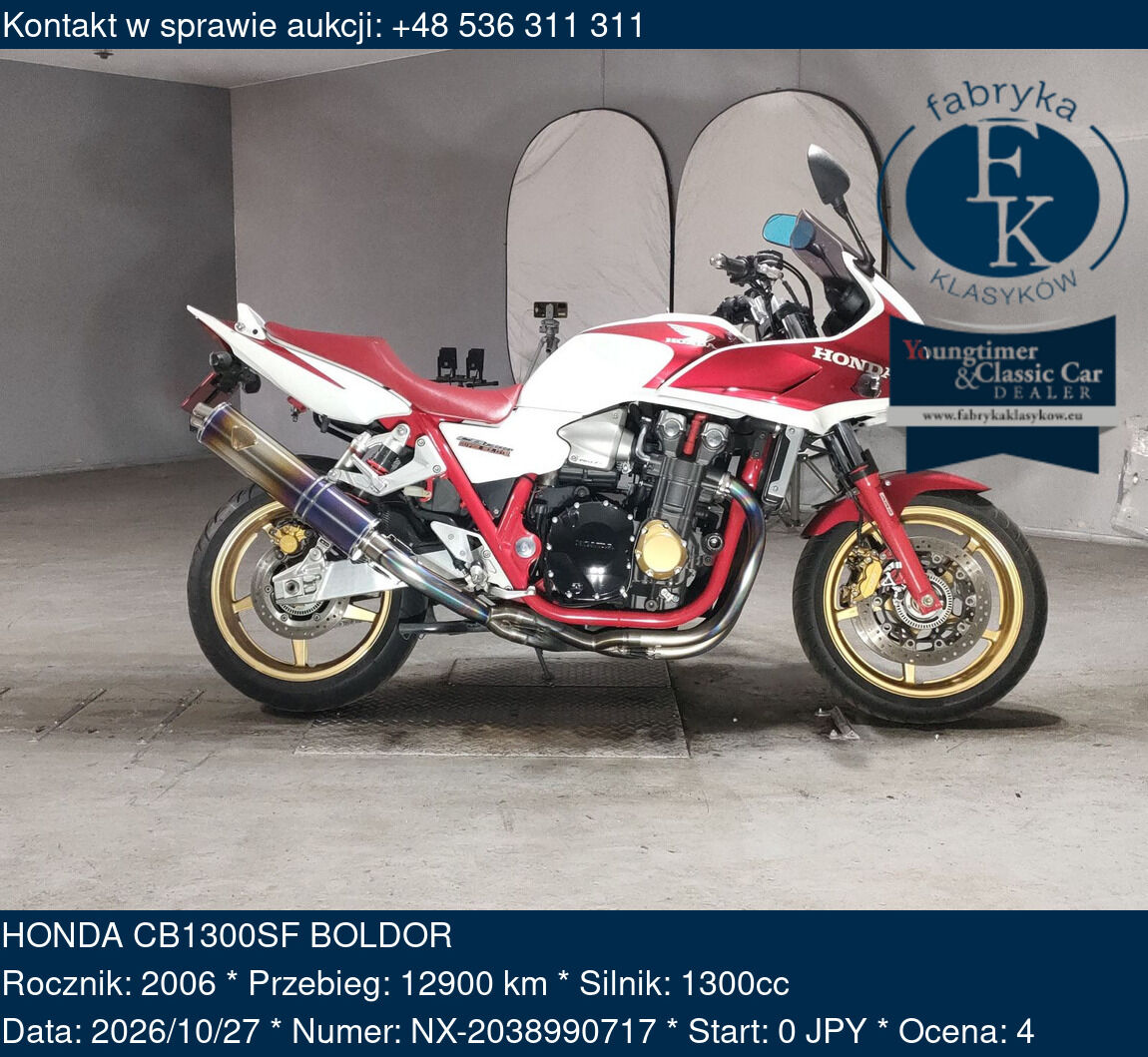 HONDA CB1300SF BOLDOR 2006 - zdjęcie 2