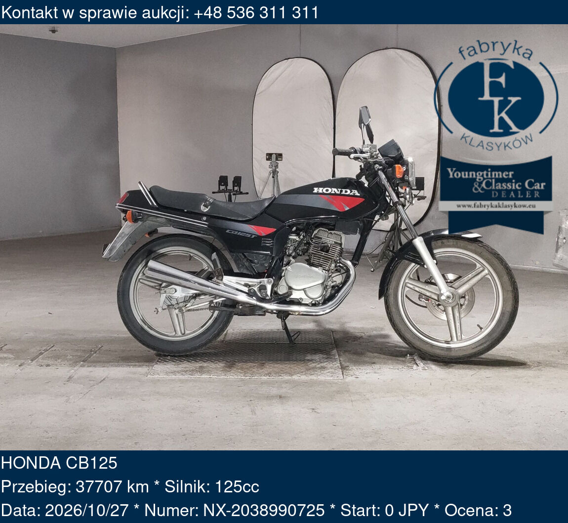 HONDA CB125  - zdjęcie 2