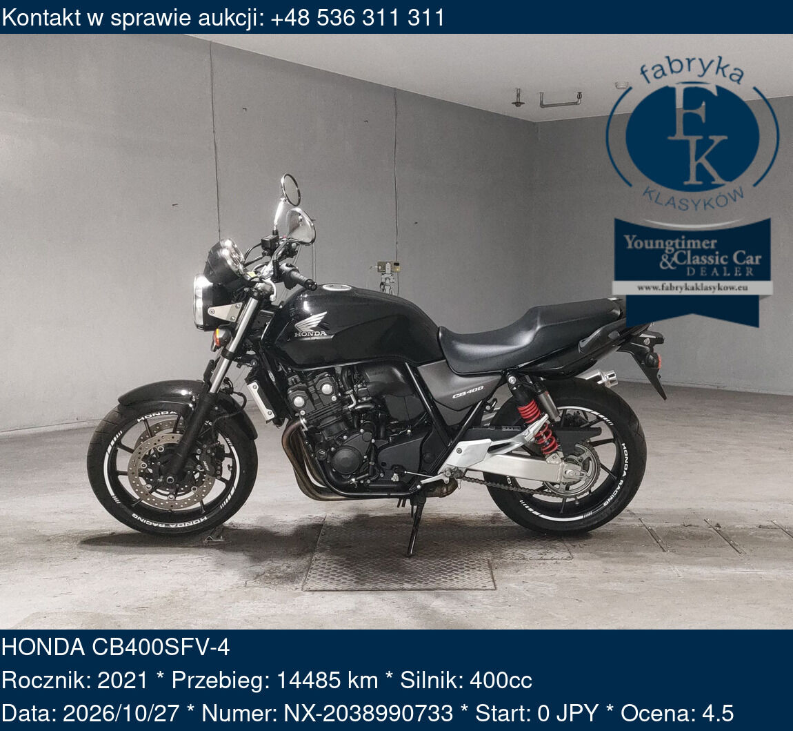 HONDA CB400SFV-4 2021 - zdjęcie 2