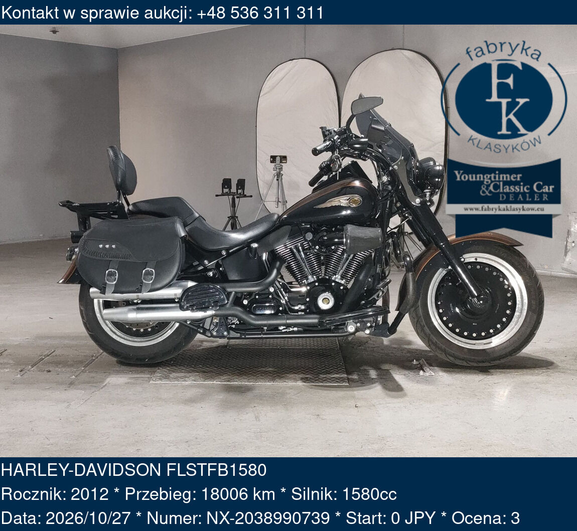 HARLEY-DAVIDSON FLSTFB1580 2012 - zdjęcie 2