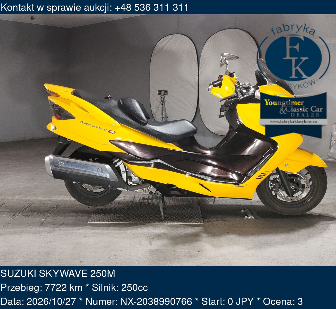 SUZUKI SKYWAVE 250M  - zdjęcie 2