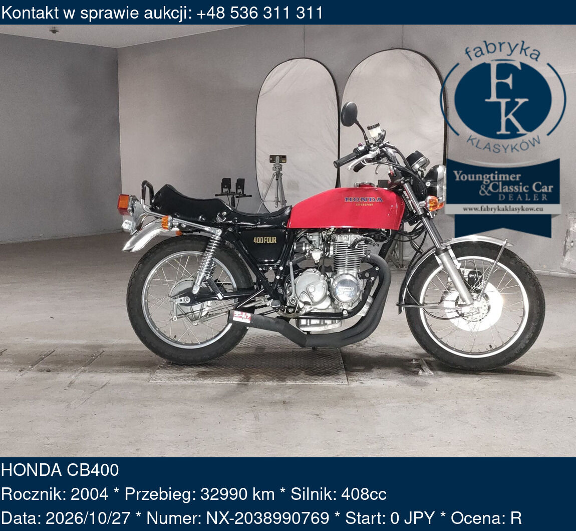 HONDA CB400 2004 - zdjęcie 2