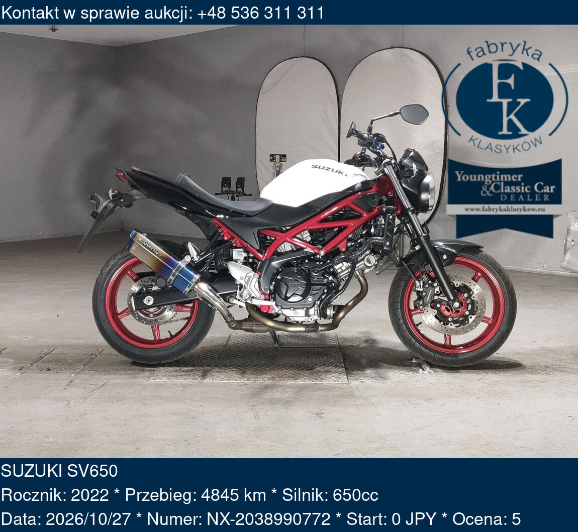 SUZUKI SV650 2022 - zdjęcie 2
