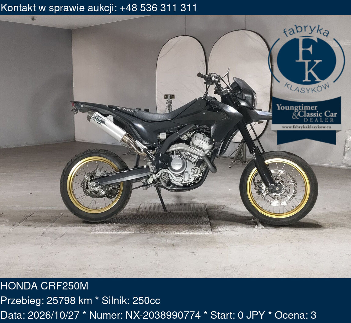 HONDA CRF250M - zdjęcie 2