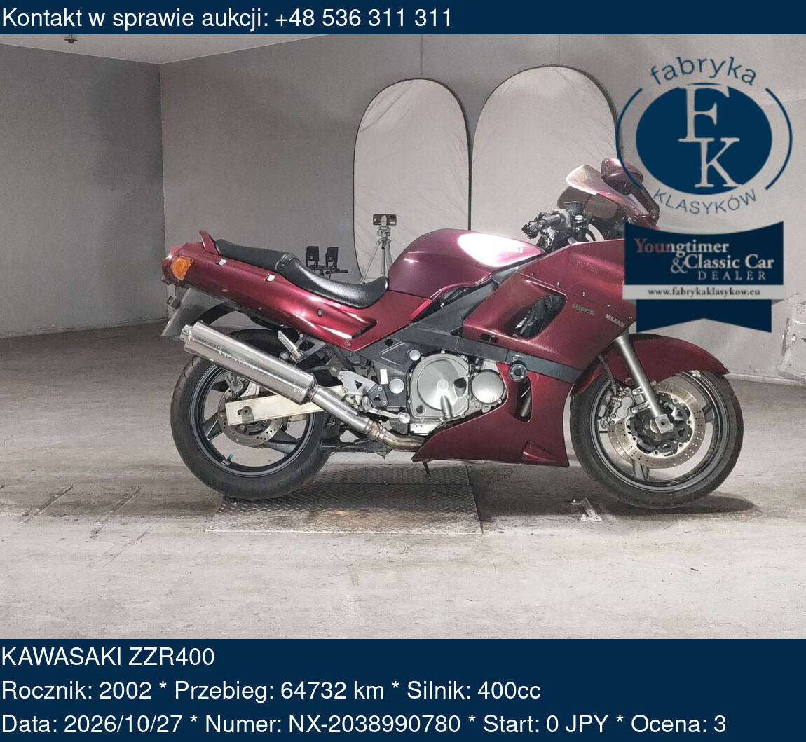 KAWASAKI ZZR400 2002 - zdjęcie 2