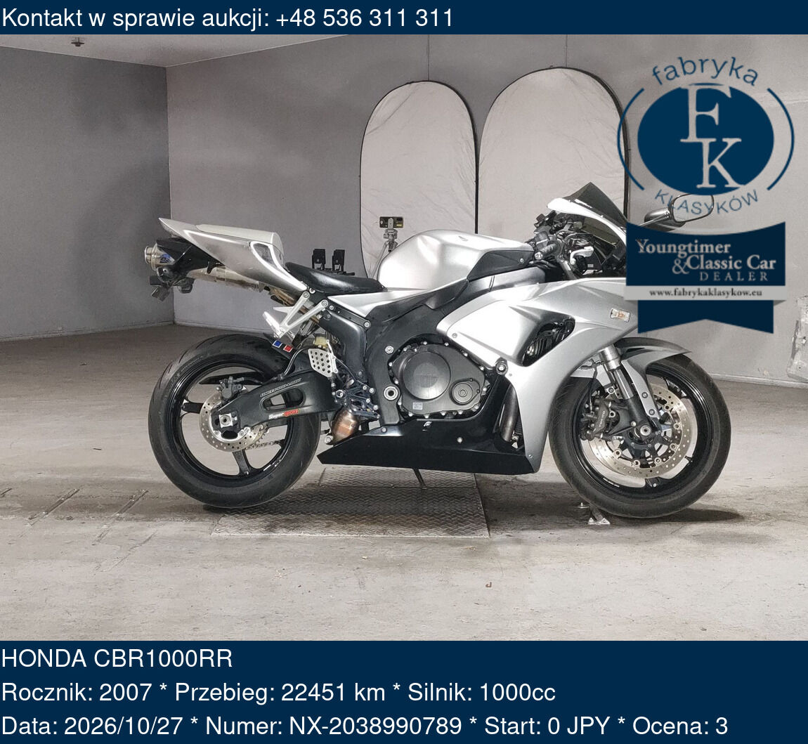 HONDA CBR1000RR 2007 - zdjęcie 2