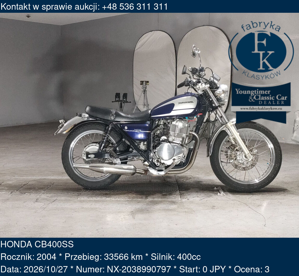 HONDA CB400SS 2004 - zdjęcie 2
