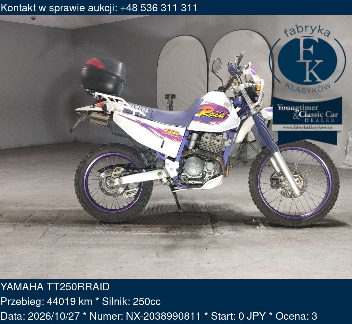YAMAHA TT250RRAID  - zdjęcie 2